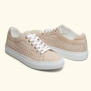 M. Gemi Portare Woven Leather Sneaker